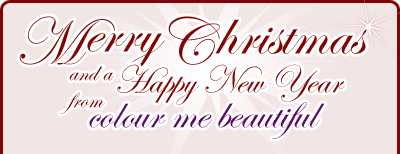 Merry Christmas and a Happy New Year from colour me beautiful