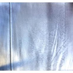 Winter White Jacquard Pashmina - One of a kind