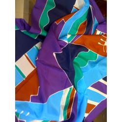 Silk (pure) City Scarves Purple